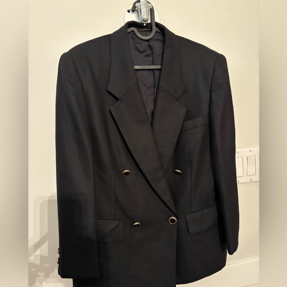 Vintage Burberry Double Breasted Blazer